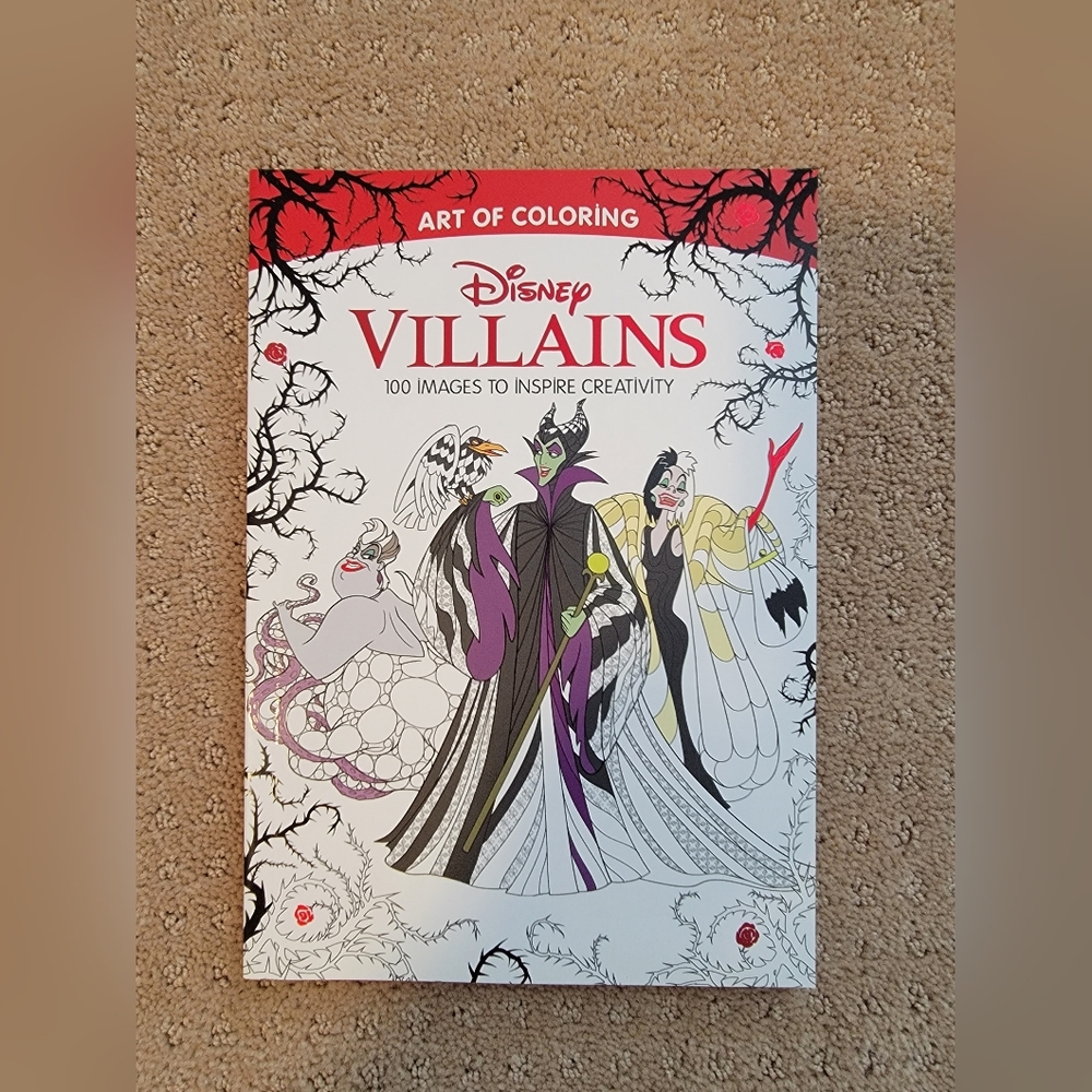 Disney Villains Art of Coloring Book